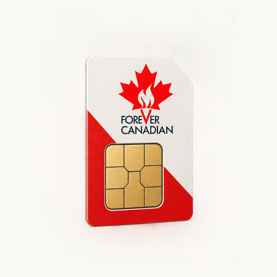 Forever Canadian European mobile roaming SIM card